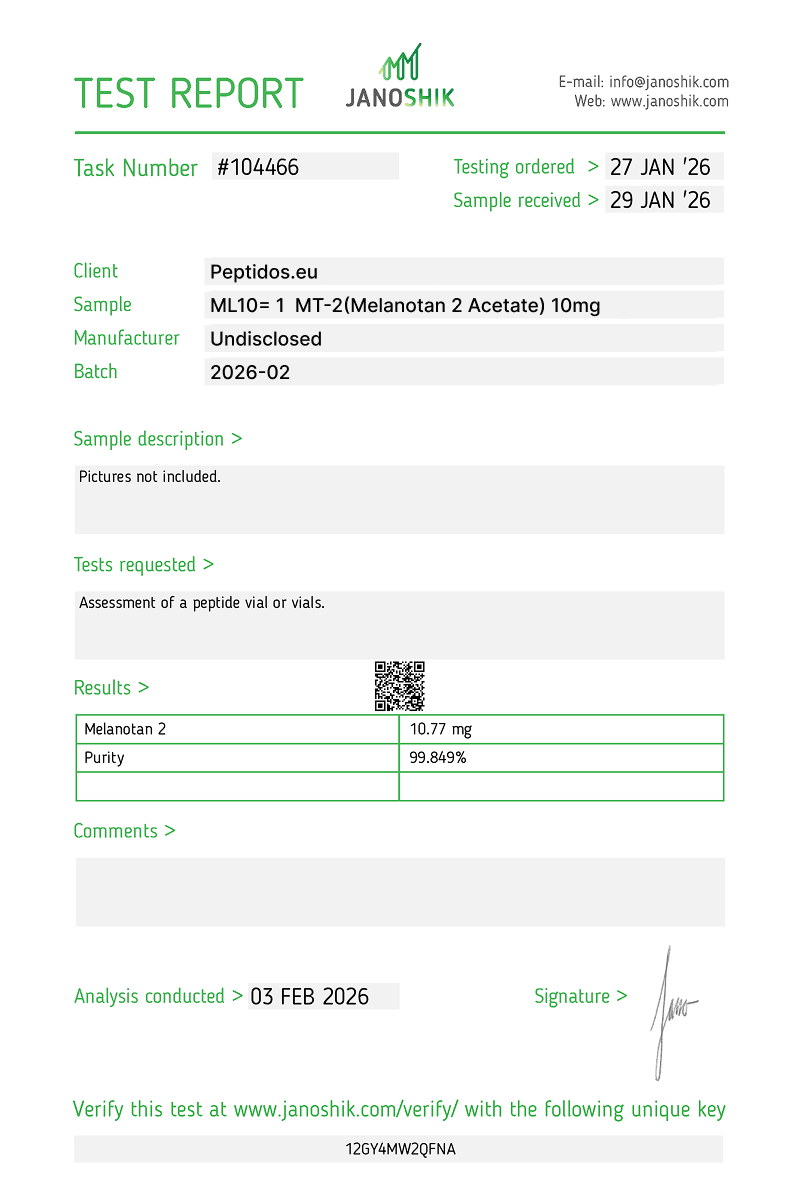 Melanotan 2 (MT-2)